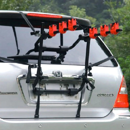 Support de porte-vélo à bras robuste pour 3 vélos, support arrière pour SUV et voiture/porte-bagages de toit
