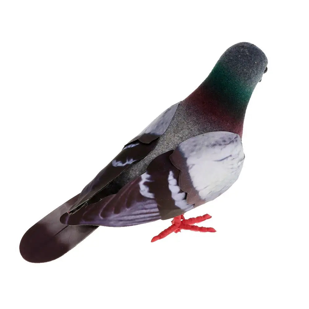 Enchanted Decoration: Bring Nature Home with Grey Artificial Pigeons!