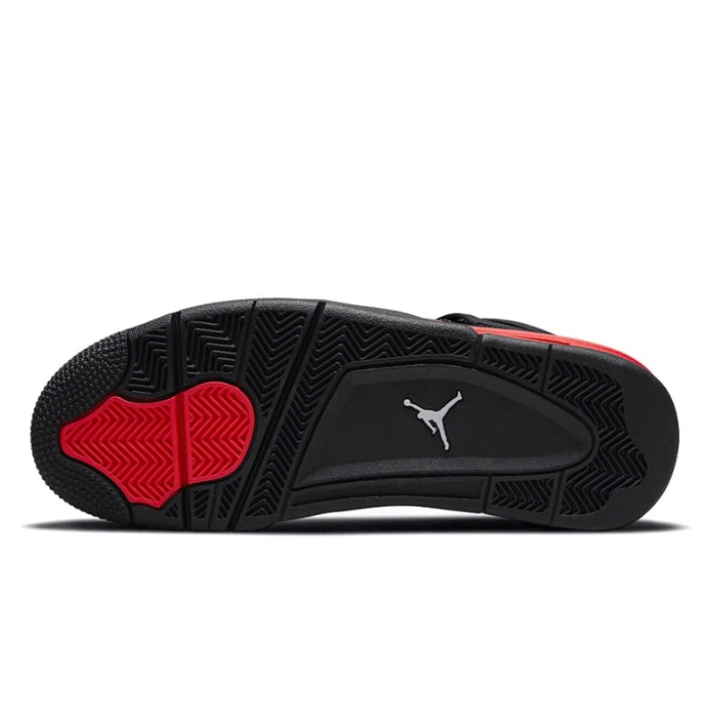 Nike Air Jordan 4 rétro rouge tonnerre hommes femmes classiques baskets de sport de plein Air