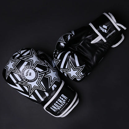 Gants de boxe en cuir MMA Sparring, gants d'entraînement pour hommes, femmes et enfants, gants d'entraînement de combat Kickboxing 4-14 OZ