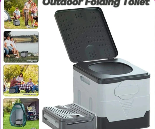 Toilettes pliantes portables pour Camping en plein air, pot pour adultes, toilettes d'urgence de voyage autonomes pour enfants