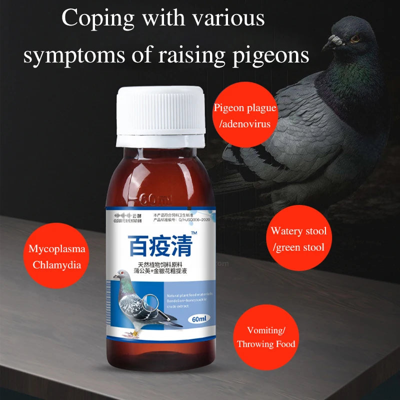 Green diarrhea, viral and bacterial diseases 3 in 1? This pigeon treatment is the solution!