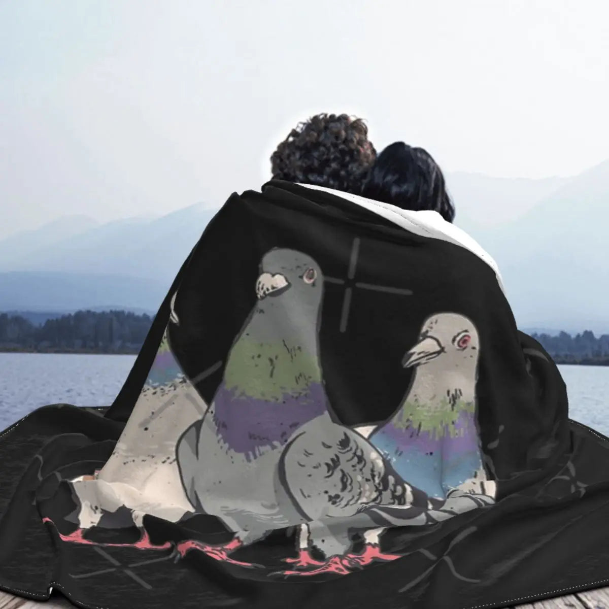 Soft Blanket "Passion Pigeons"