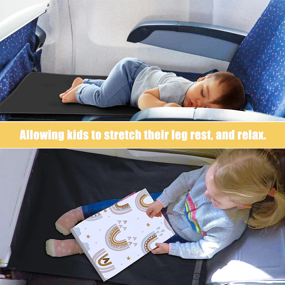 Lit d'avion de voyage pour enfants, pédales, lit Portable, repose-pieds, hamac, extension de siège d'avion, repose-jambes pour enfants