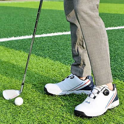 Chaussures de Golf pour hommes, chaussures de Sport de bonne qualité, antidérapantes, pointes d'entraînement, de marche en cuir