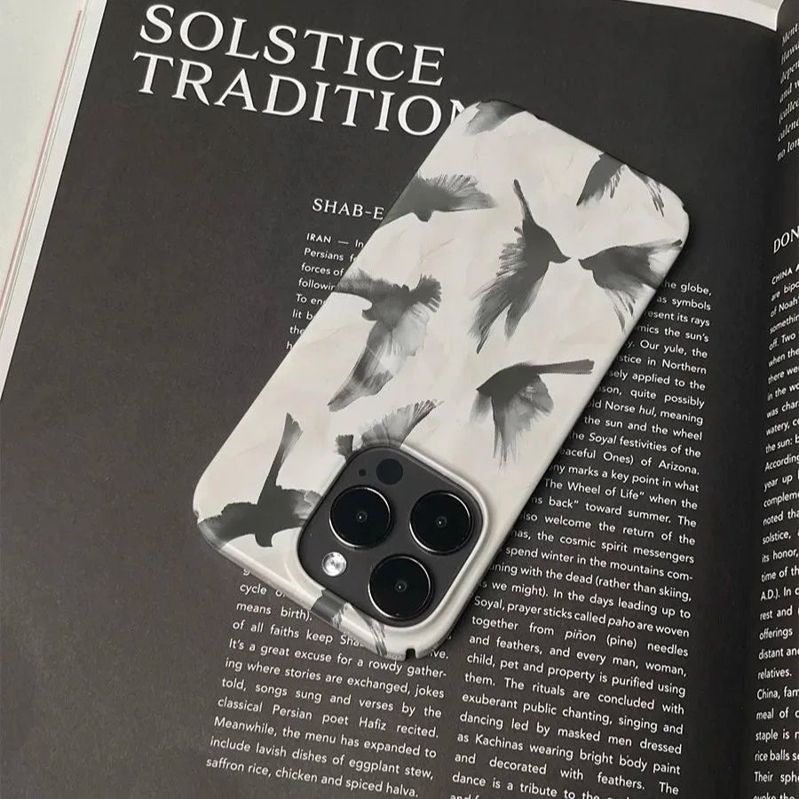 Funda para iPhone con patrón de paloma