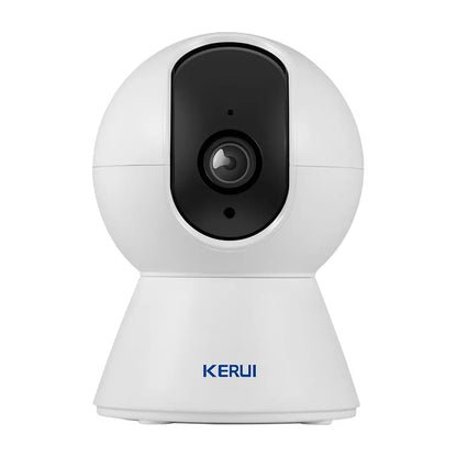 KERUI 3MP Tuya Smart, Mini WiFi IP, caméra intérieure sans fil, sécurité à domicile, AI humain détecter CCTV caméra de Surveillance suivi automatique.